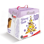 Panettone con caramello e due cioccolati