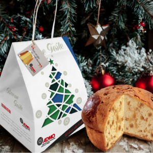 Panettone con caramello salato