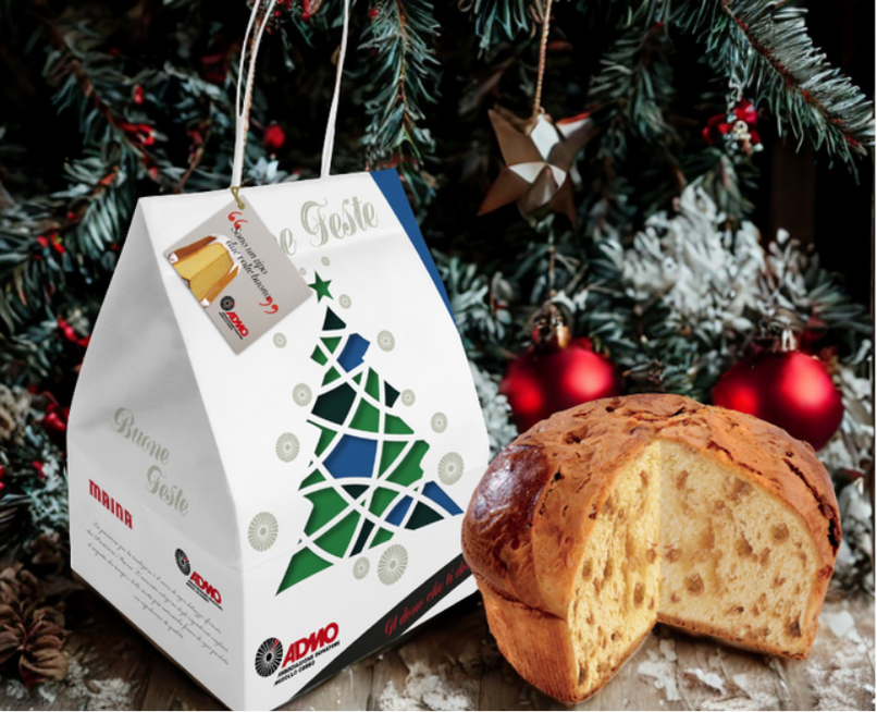 Panettone con caramello salato