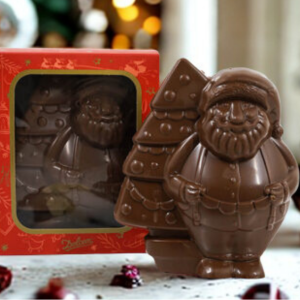 Babbo Natale con pino in scatola