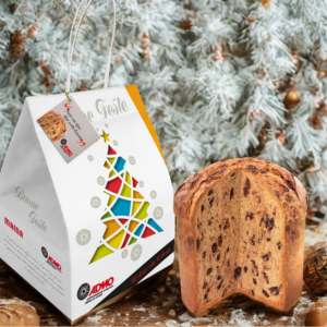 Panettone con gocce di cioccolato